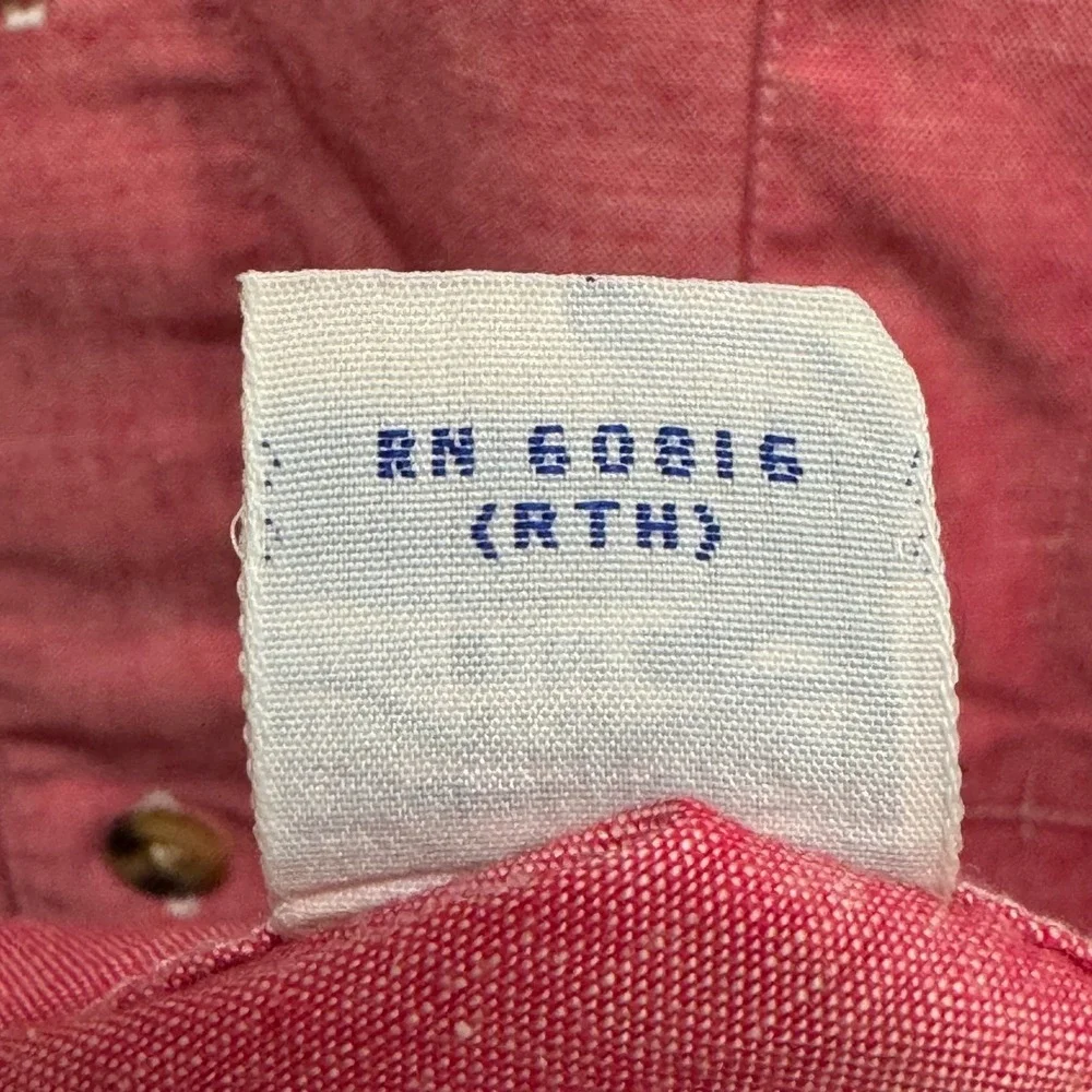 Vintage 90s‎ Tommy Hilfiger Crest Button-Up Shirt – Size L – Made in Hong Kong